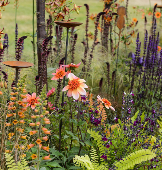 Colourful garden scene at BBC Gardeners' World Live