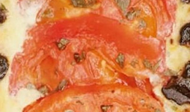 Recipe from the Veg Patch, Mary Berry’s Plum Tomato, Olive and Marjoram Tart